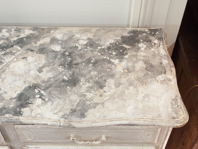 French 19th Century Painted Enfilade For Sale