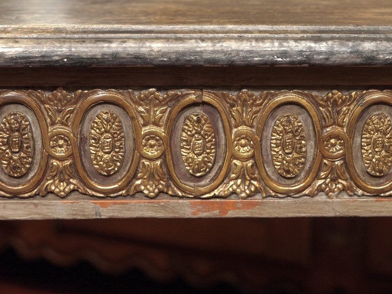 Bronze 19th Century Painted Dining Room Table