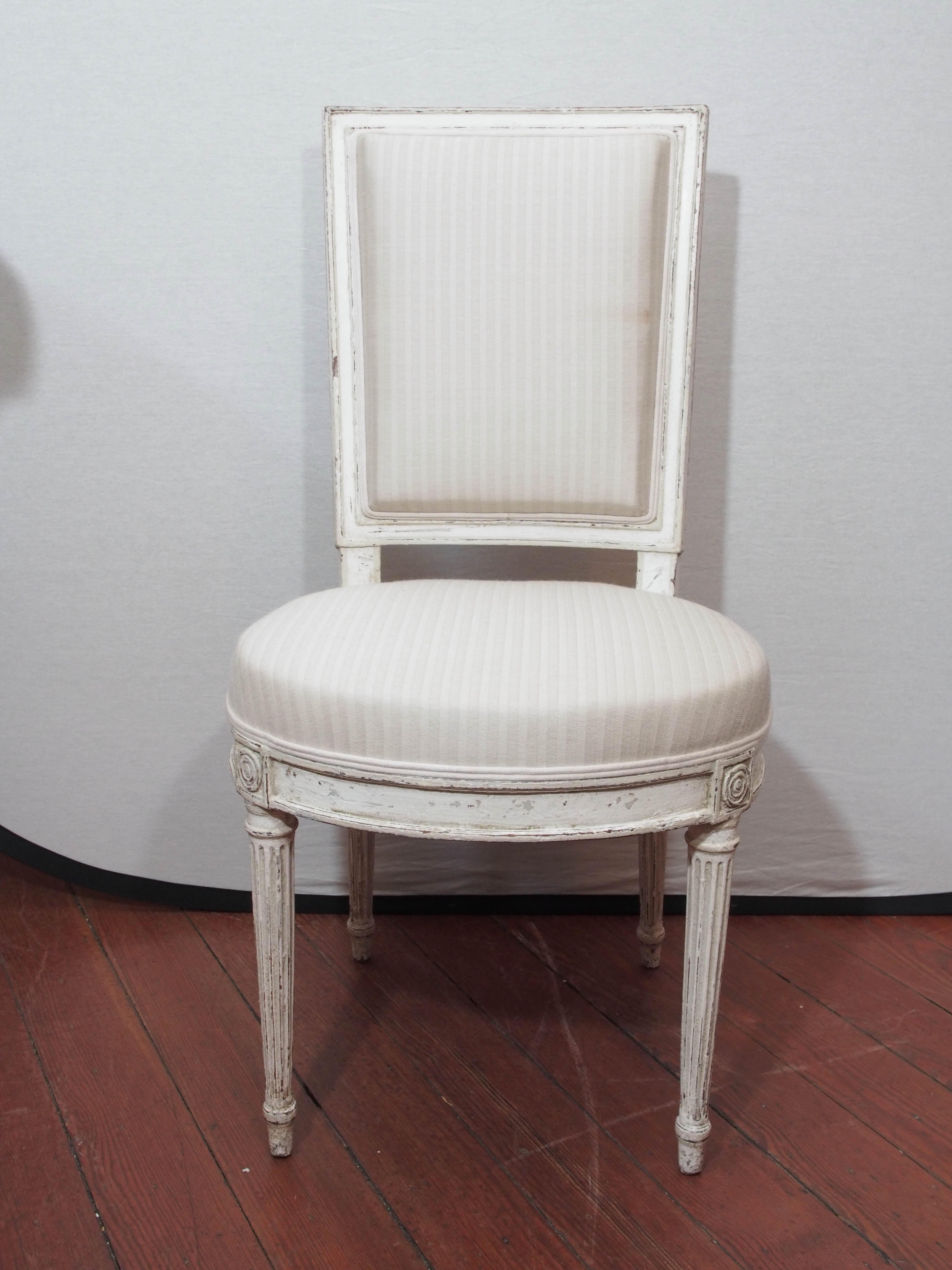 Set of Eight Louis XVI Dining Room Chairs