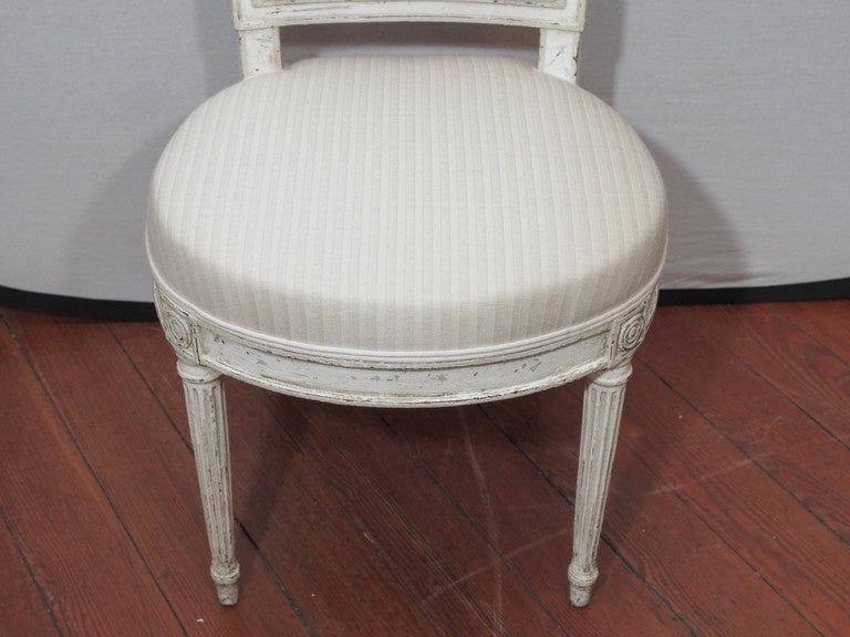 French Set of Eight Louis XVI Dining Room Chairs