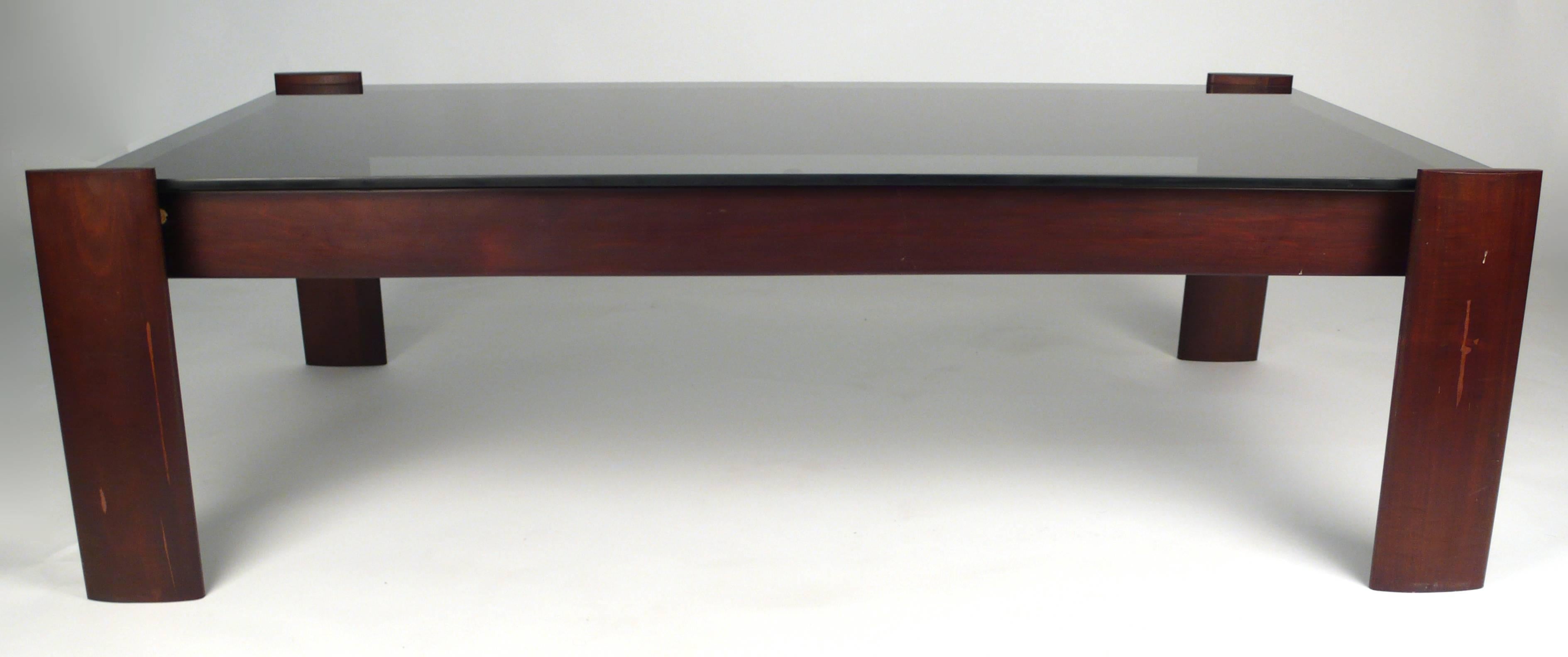 Mid-Century Modern Percival Lafer Coffee Table in Jacaranda Rosewood