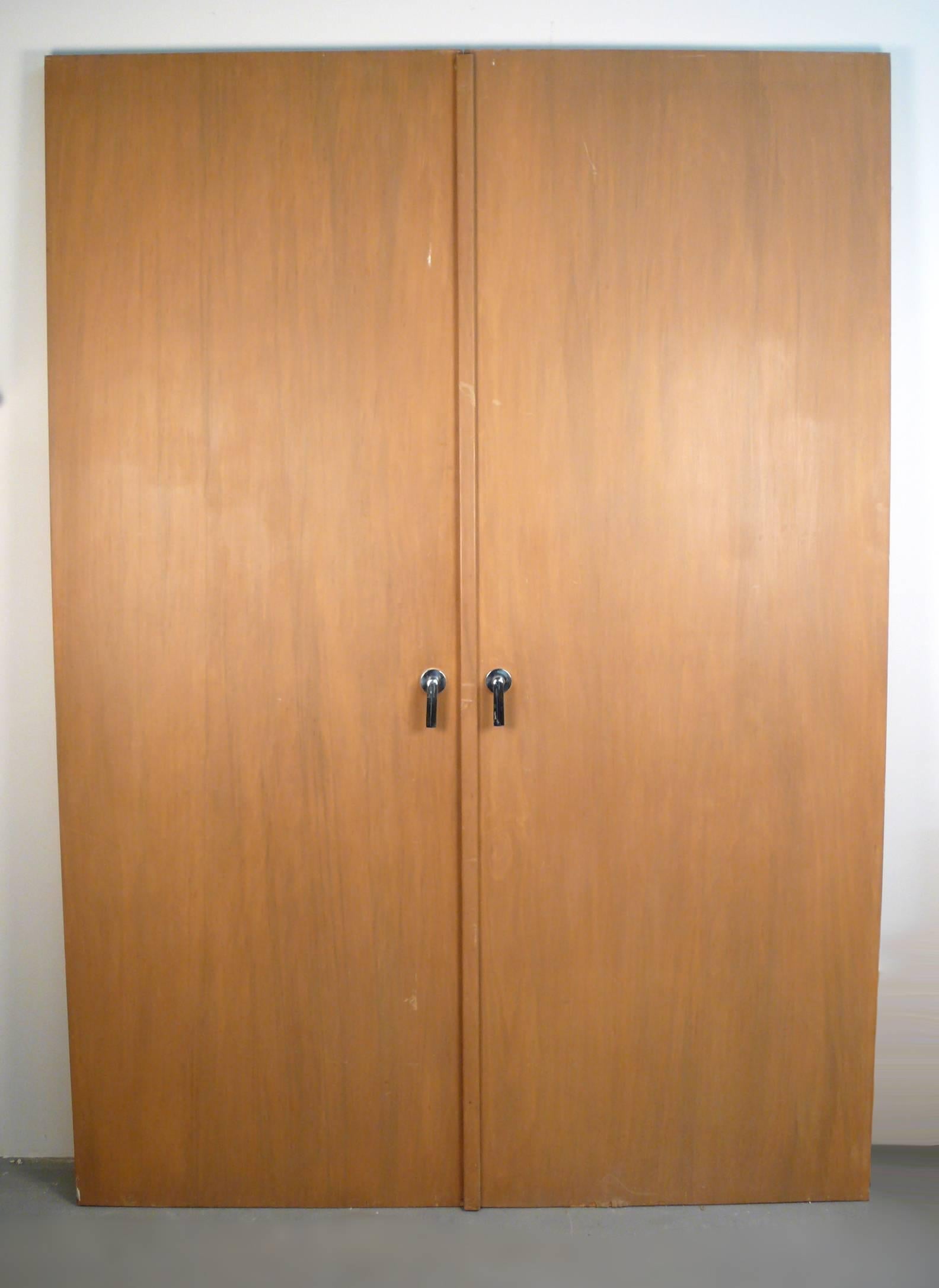 Custom Hammered Brass Doors 1
