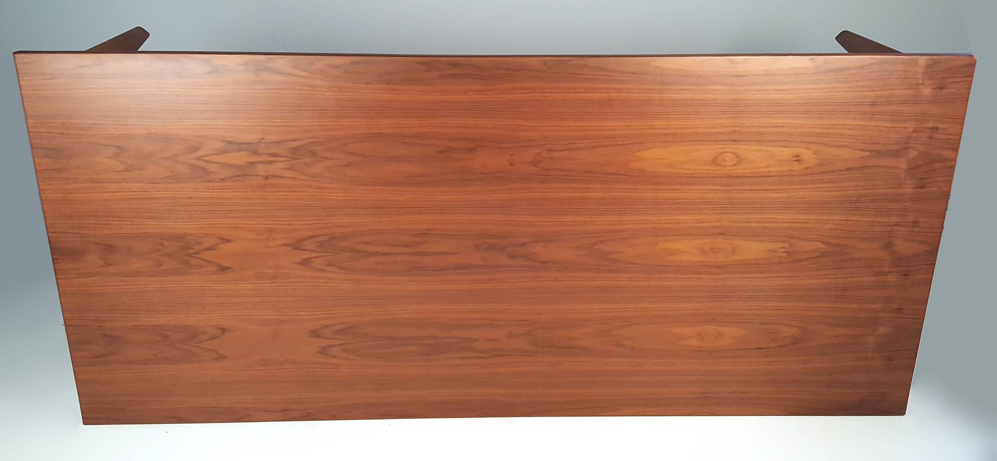Mid-Century Modern Custom-Made Solid Walnut Dining Table from the Studio of Ben Kanowsky