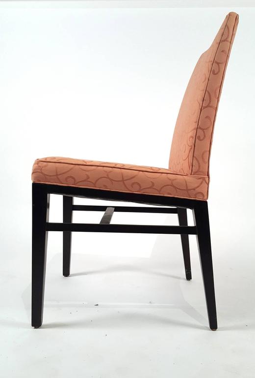 Set of Four Formal Dining Chairs by Edward Wormley for Dunbar For Sale