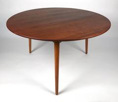 Hans Wegner 'Heart' Dining Table and Chairs for Fritz Hansen