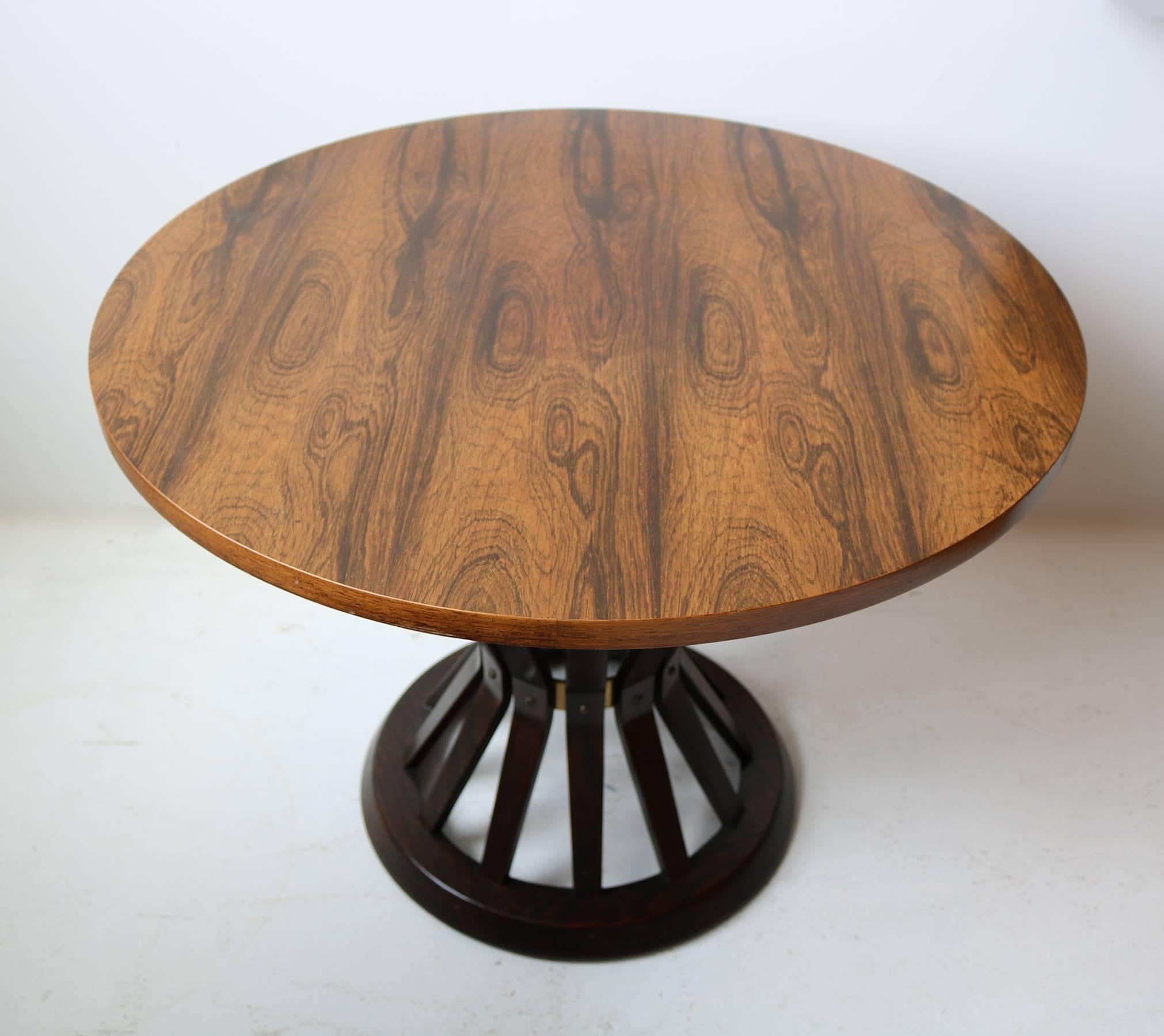 Mid-Century Modern Rosewood Edward Wormley for Dunbar Sheaf of Wheat Table