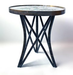 Philip and Kelvin LaVerne 'Still Life' Side Table in Patinated Bronze