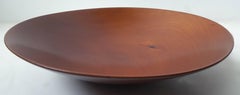James Prestini Hand Turned Wood Modernist Fruit Bowl in Mahogany
