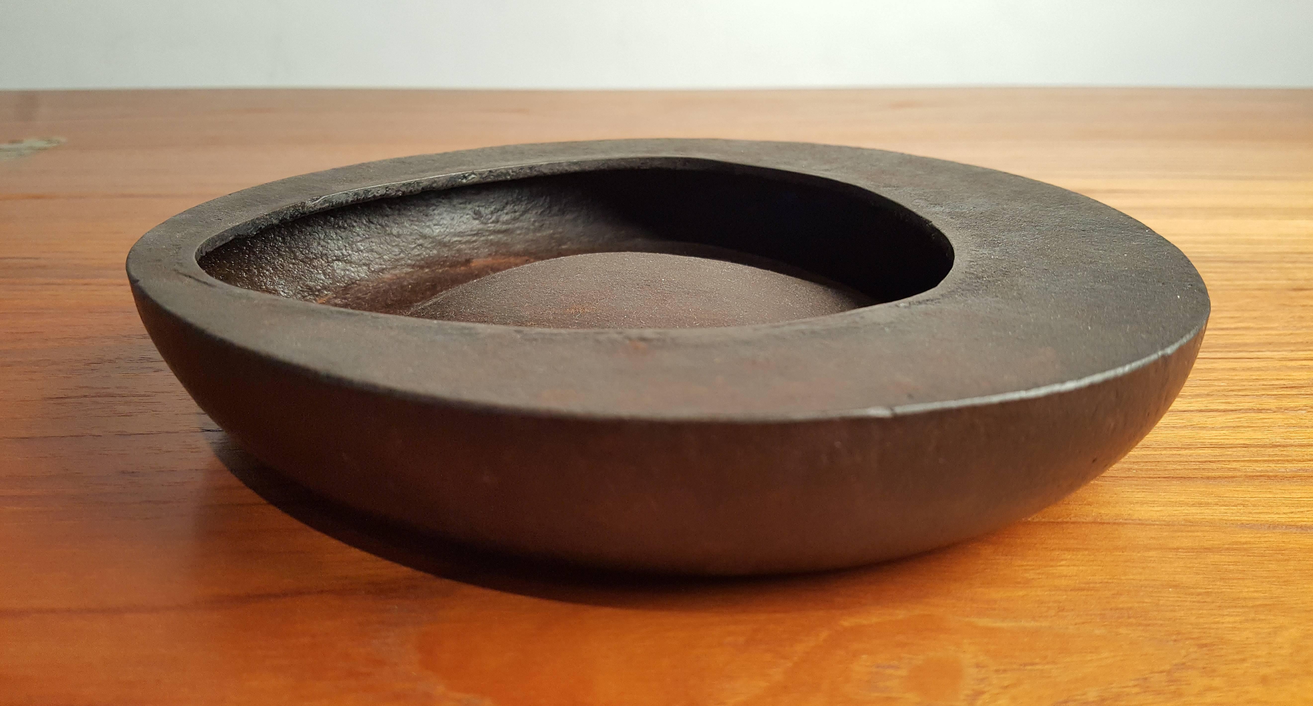 Cast Rare Isamu Noguchi Sculptural Bowl  For Sale