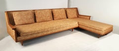 Mid-Century Modern Designer Sectional Sofa by Widdicomb