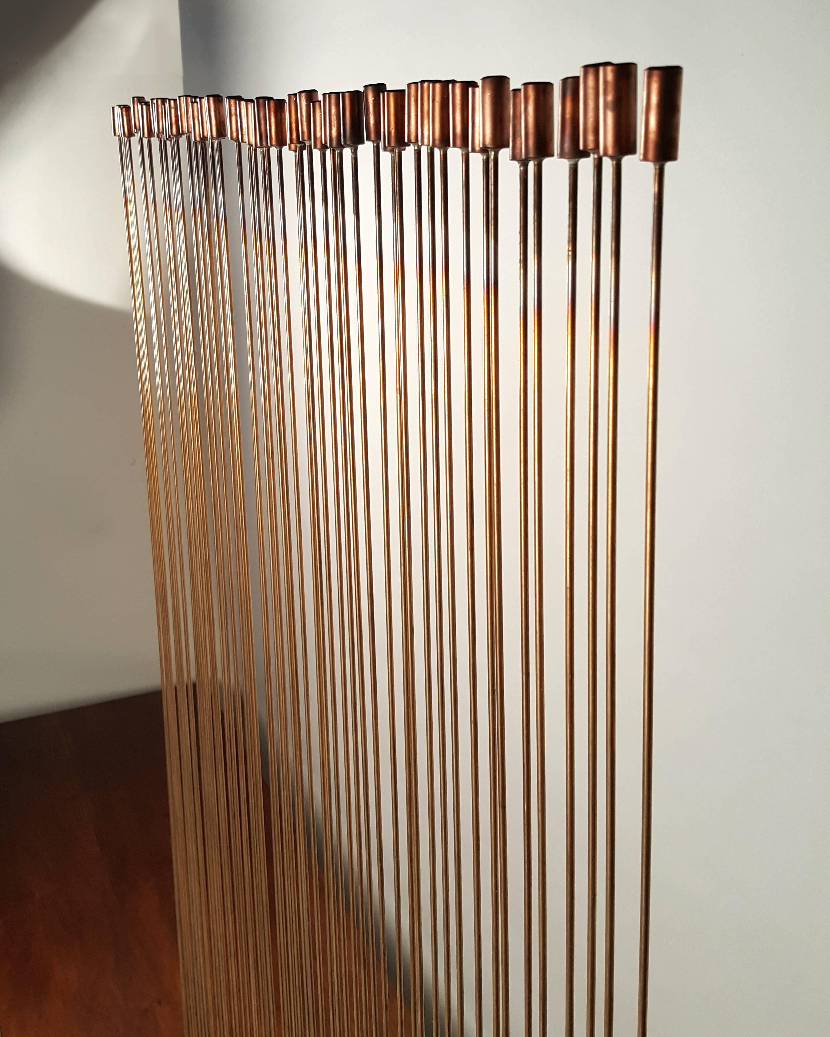 Large Val Bertoia 'Sonambient' Bronze and Copper Sound Sculpture 2