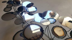 Large Vintage Curtis Jere Raindrops Sculpture in Chrome