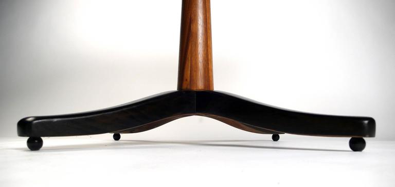 Mid-20th Century Solid Wood Occasional Table with Butterfly Joinery For Sale