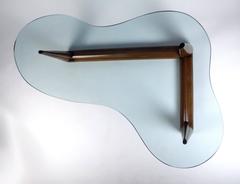 T.H. Robsjohn-Gibbings biomorphic table w interesting anecdote of Isamu Noguchi