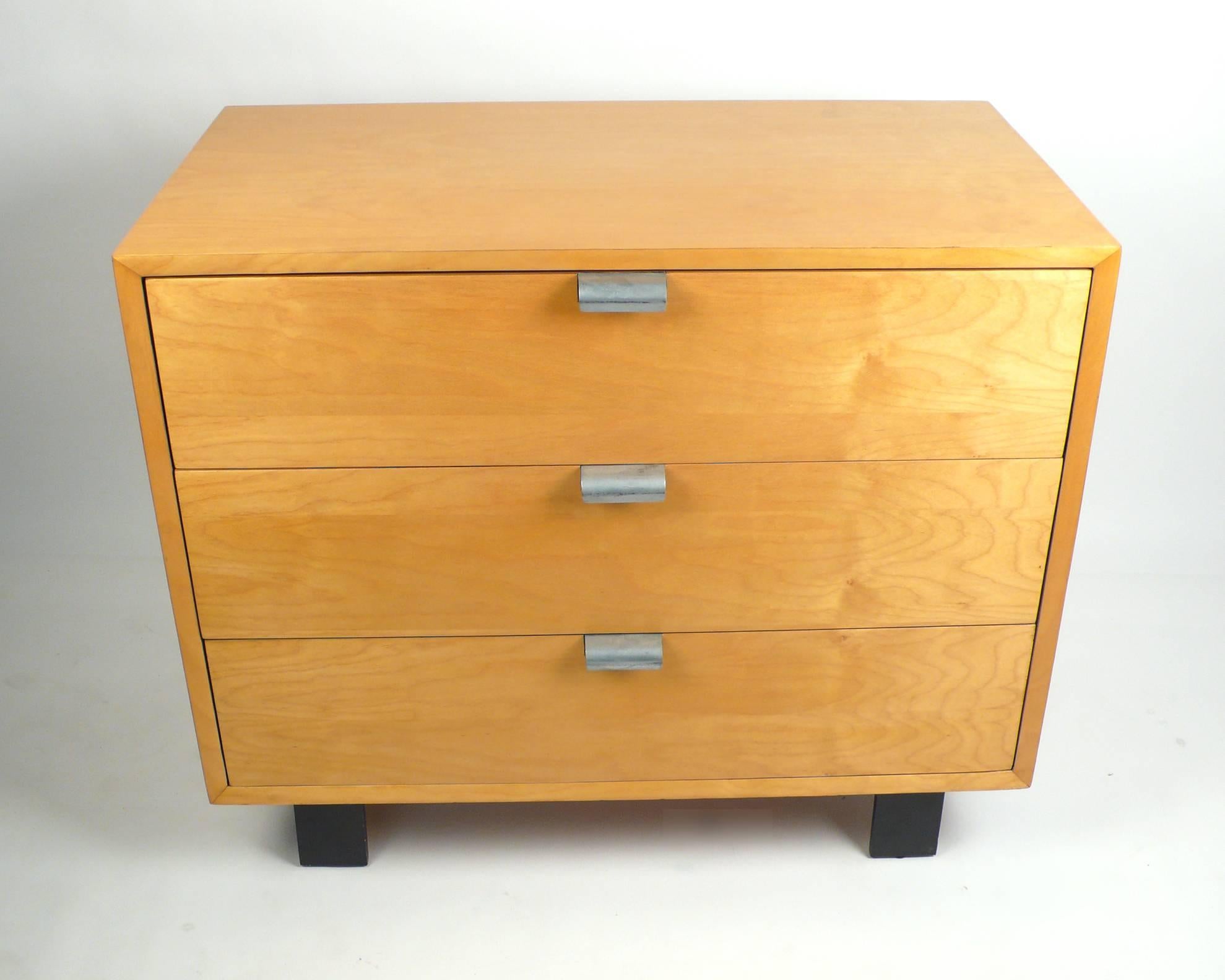 Mid-Century Modern Three Drawer Chest by George Nelson for Herman Miller For Sale