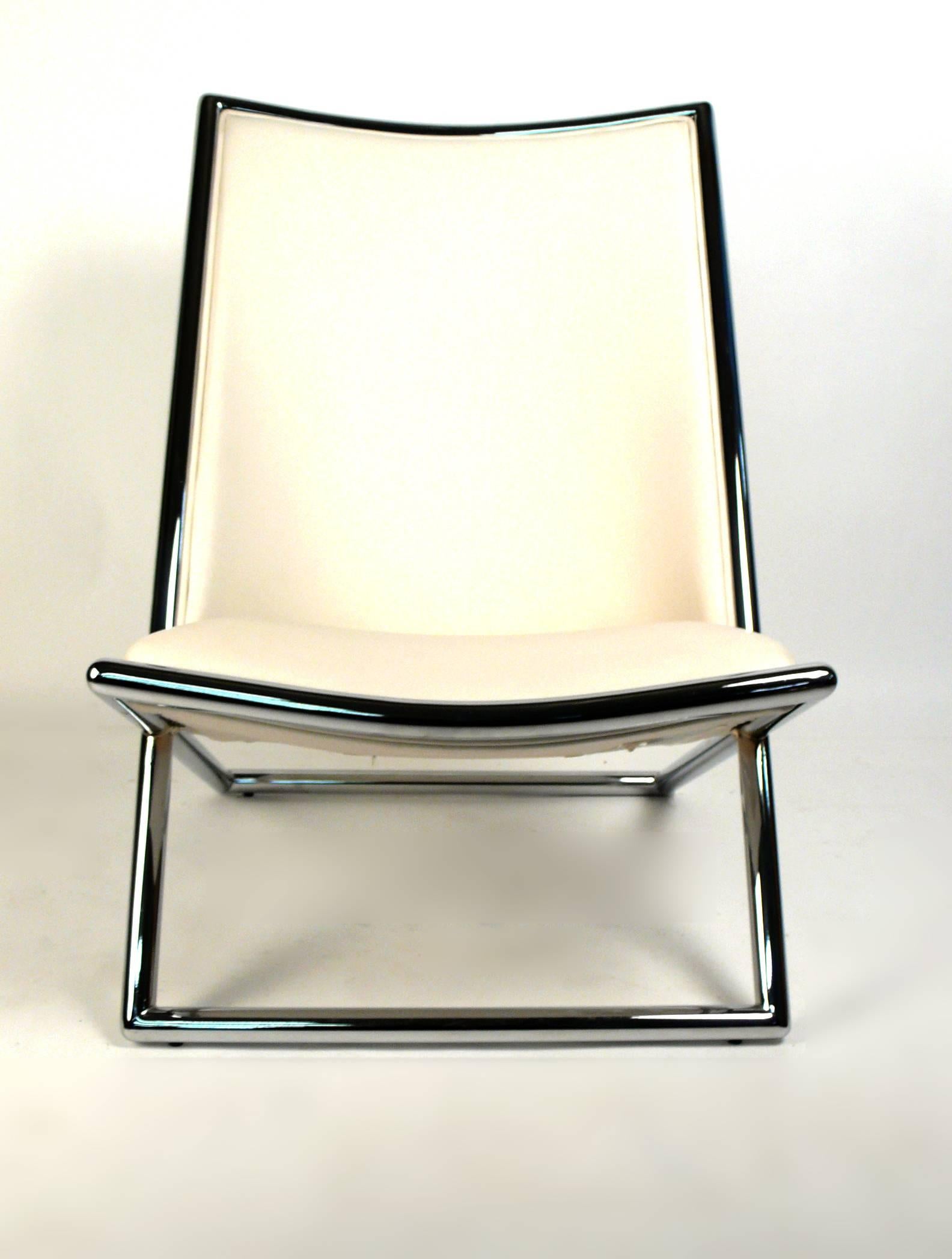 20th Century Scissor Lounge Chairs by Ward Bennett