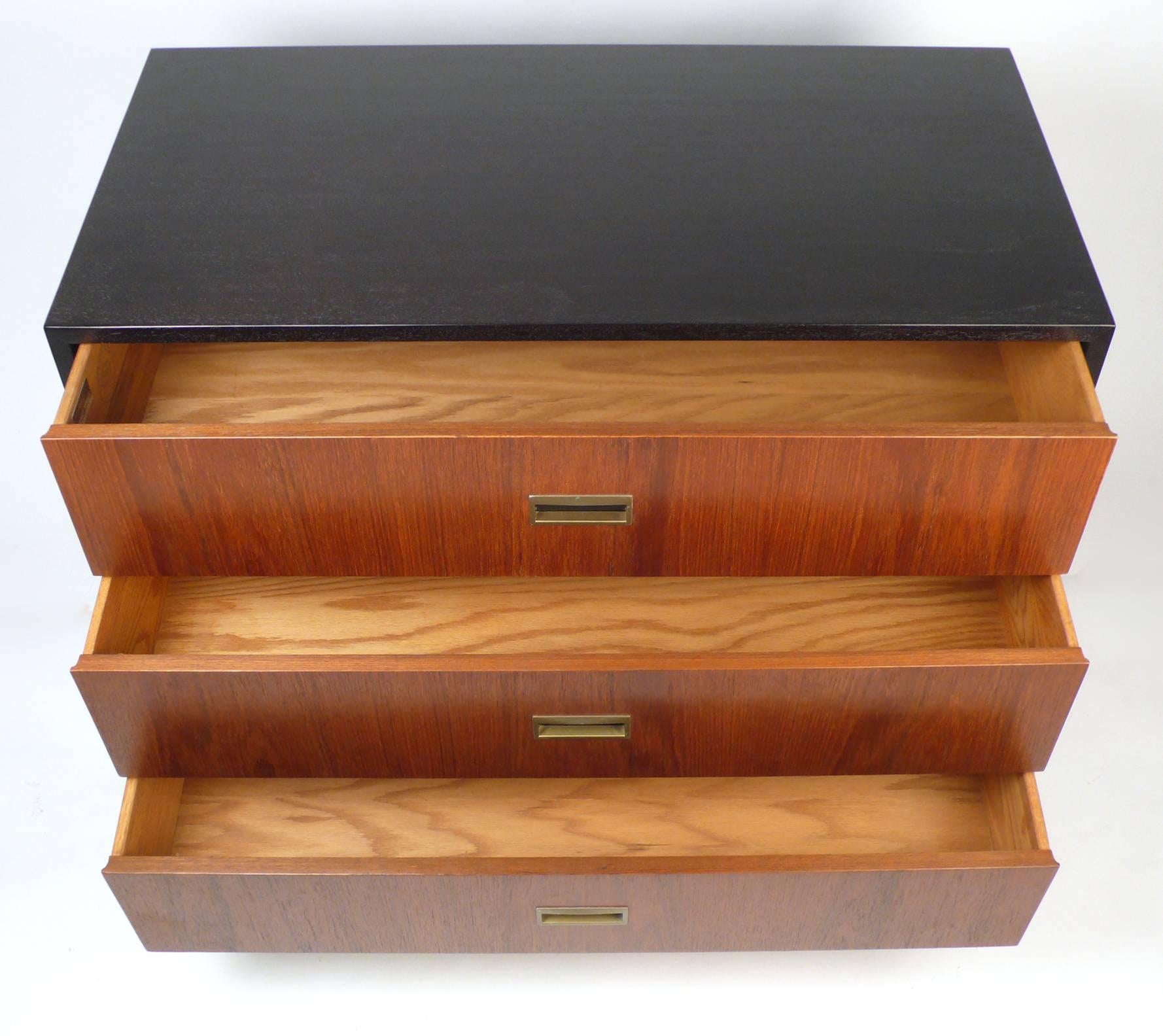20th Century Matching Pair of Three-Drawer Chests by Harvey Probber