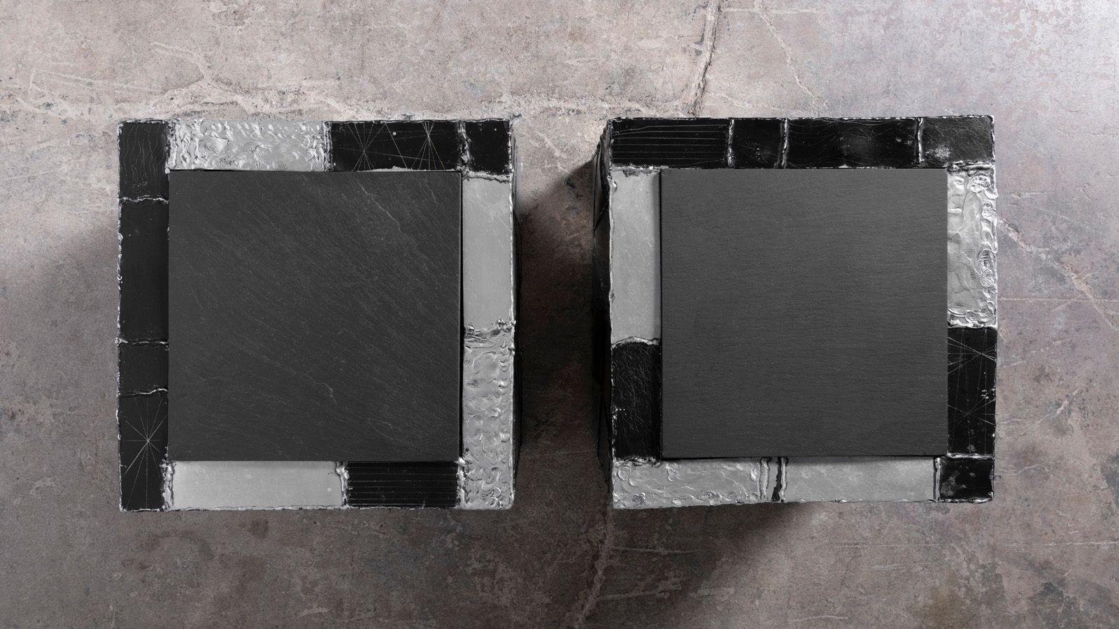 Paul Evans Studio Argente PE-37 Cube Tables – Exceptionally Clean Pair - 1970s For Sale 3
