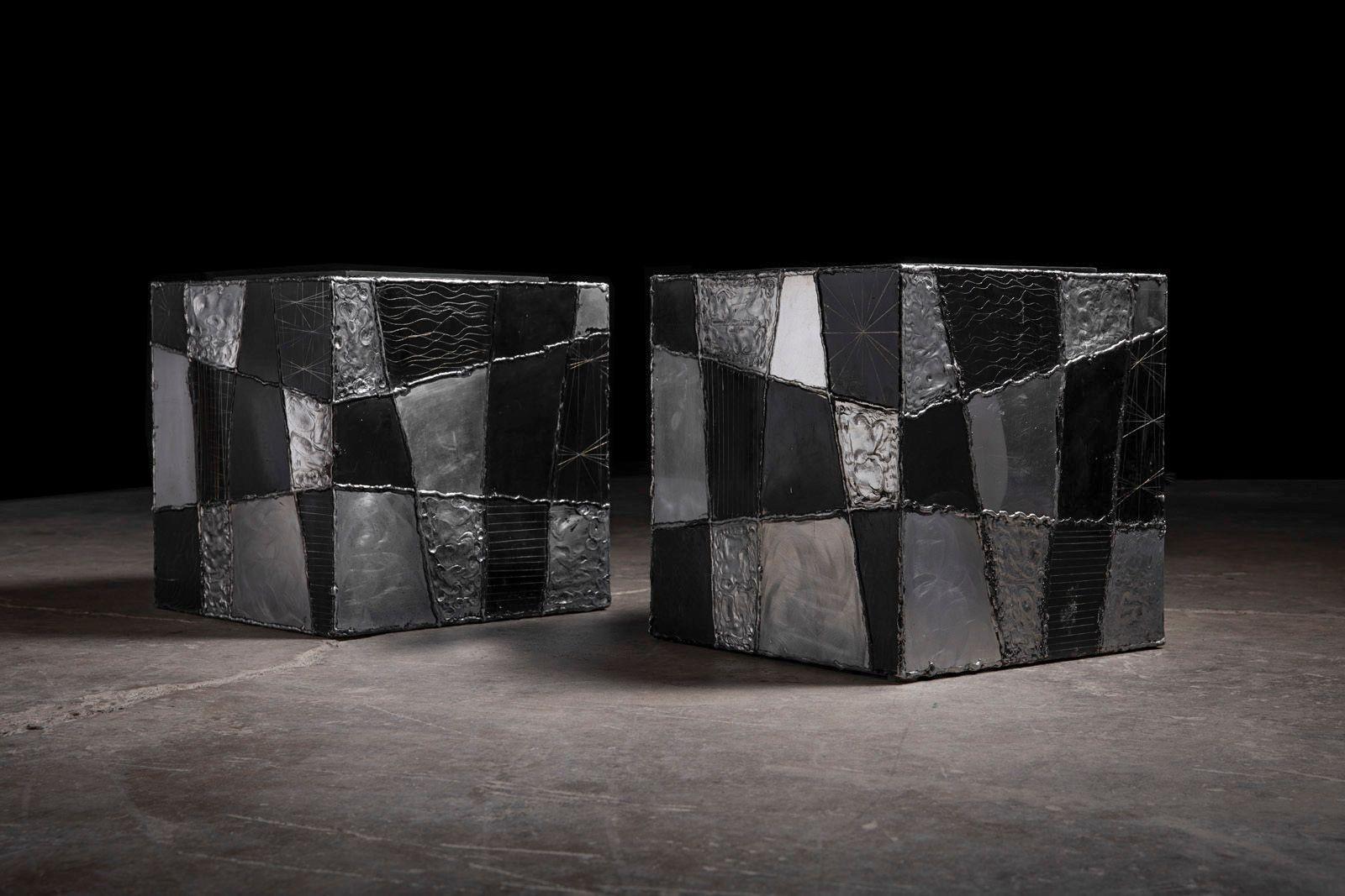 Paul Evans Studio Argente PE-37 Cube Tables – Exceptionally Clean Pair - 1970s For Sale 10