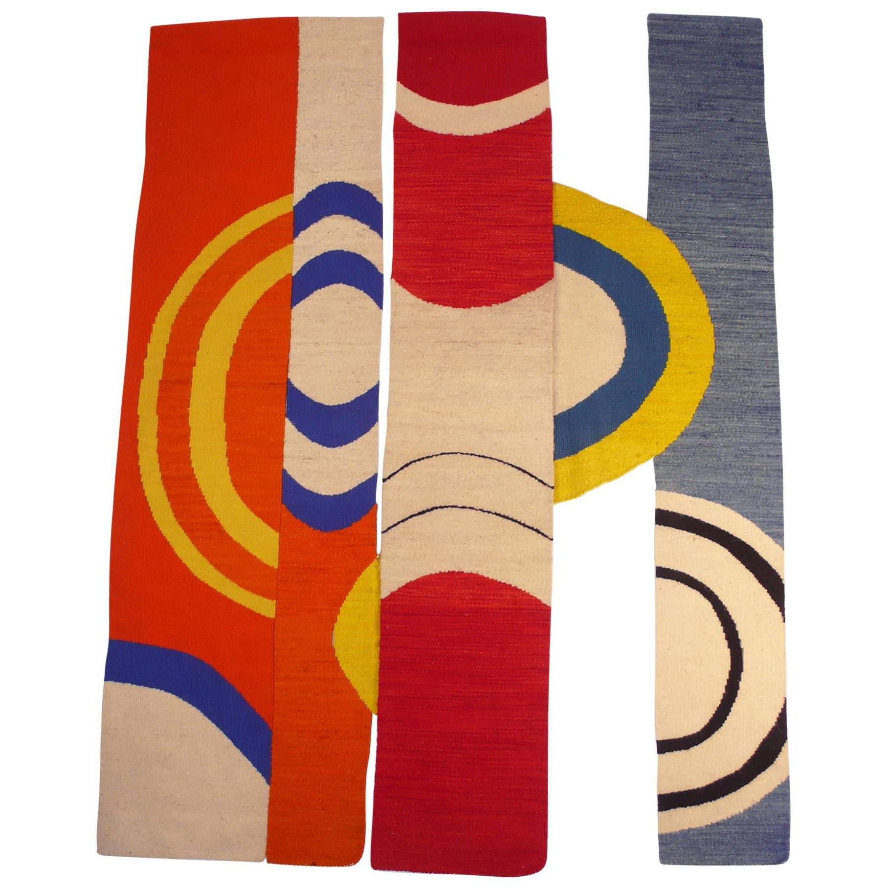Modernist Handwoven Tapestry