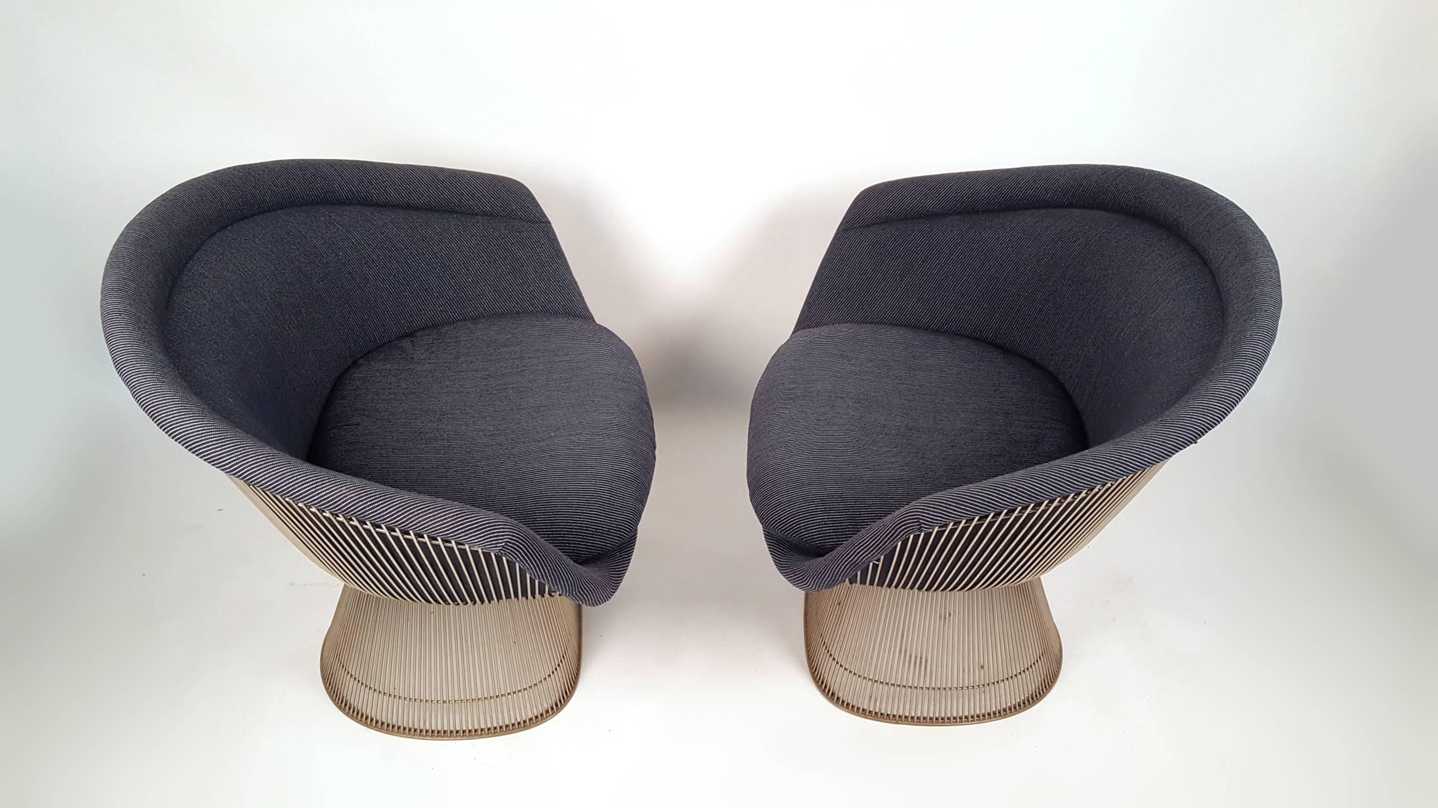 Mid-Century Modern Warren Platner Lounge Chairs for Knoll