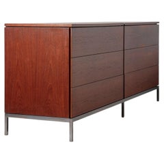 Commode double à six tiroirs, par Florence Knoll
