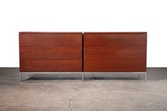 Commode double à six tiroirs, par Florence Knoll