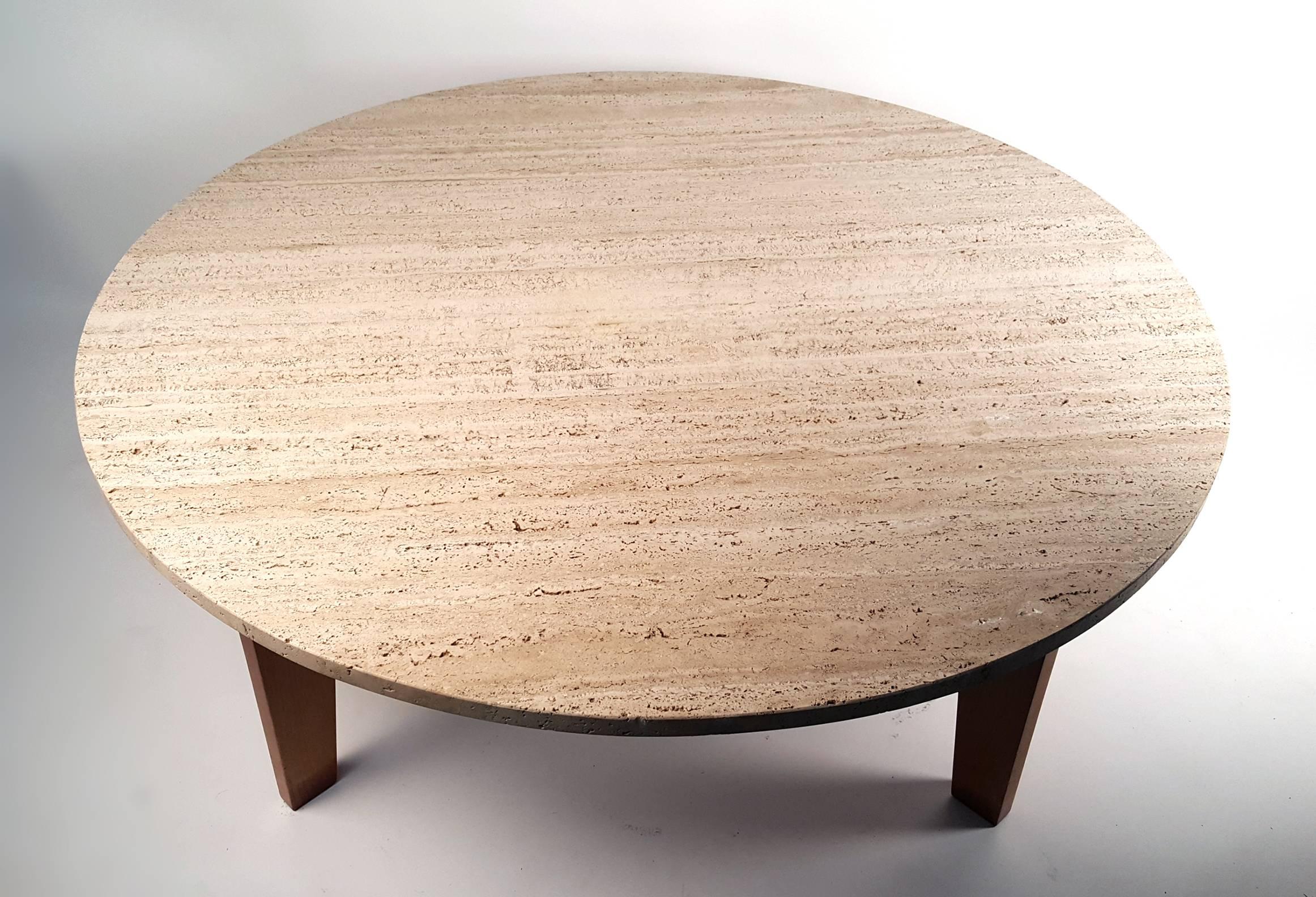 Mid-Century Modern Coffee Table in the Manner of Jean Prouve
