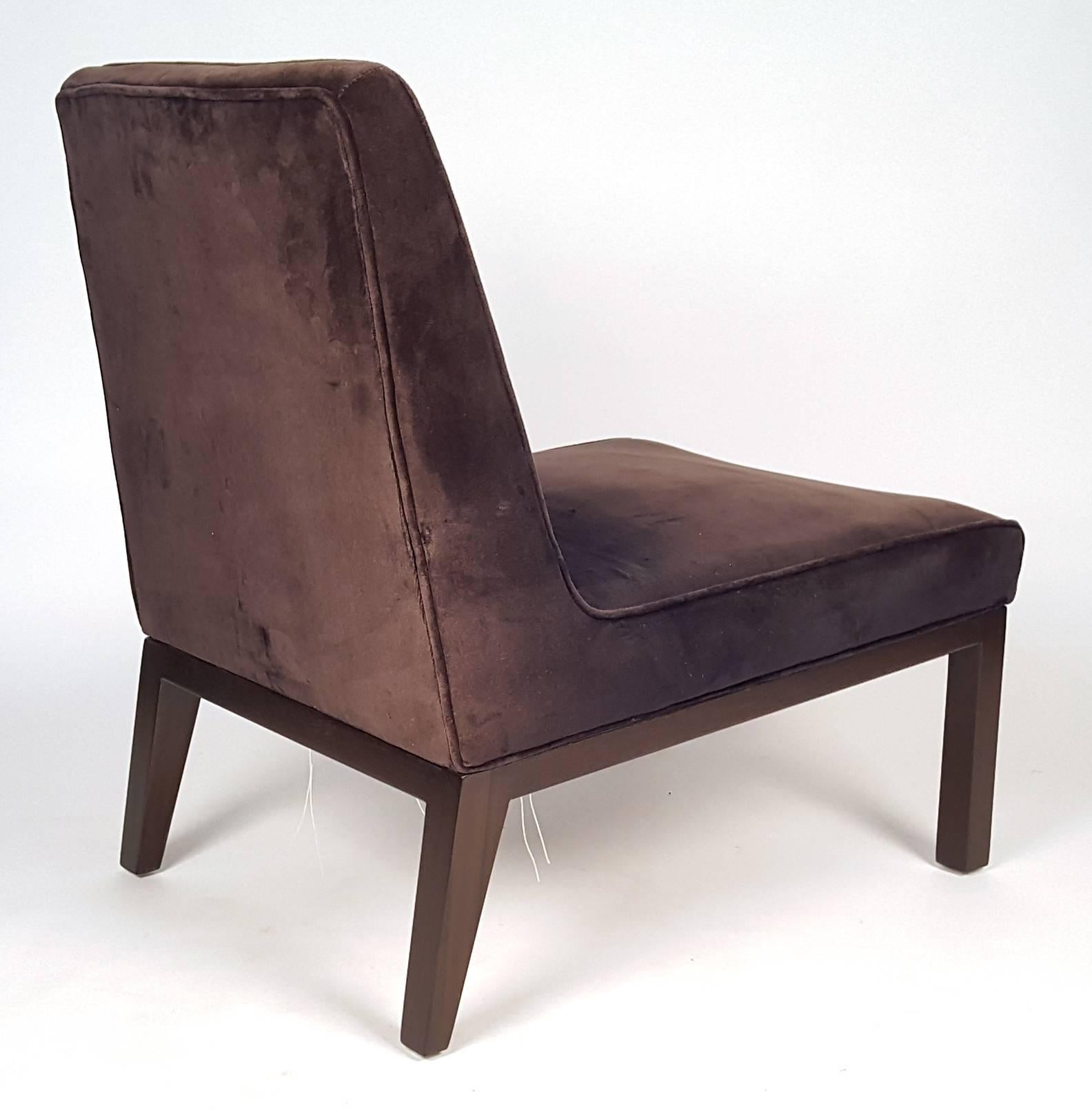 Slipper-Stühle von Edward Wormley für Dunbar (Mitte des 20. Jahrhunderts) im Angebot