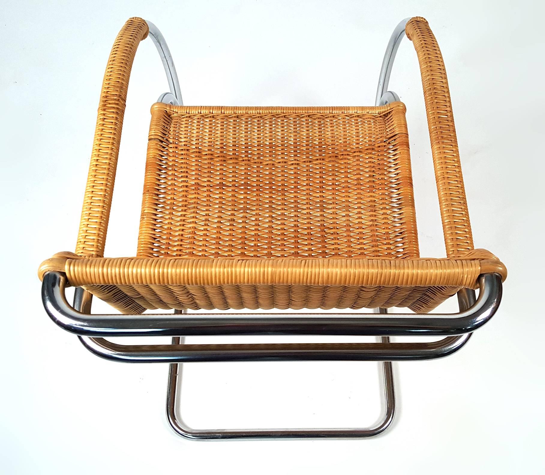 Mid-20th Century MR20 Lounge Chair by Ludwig Mies van der Rohe