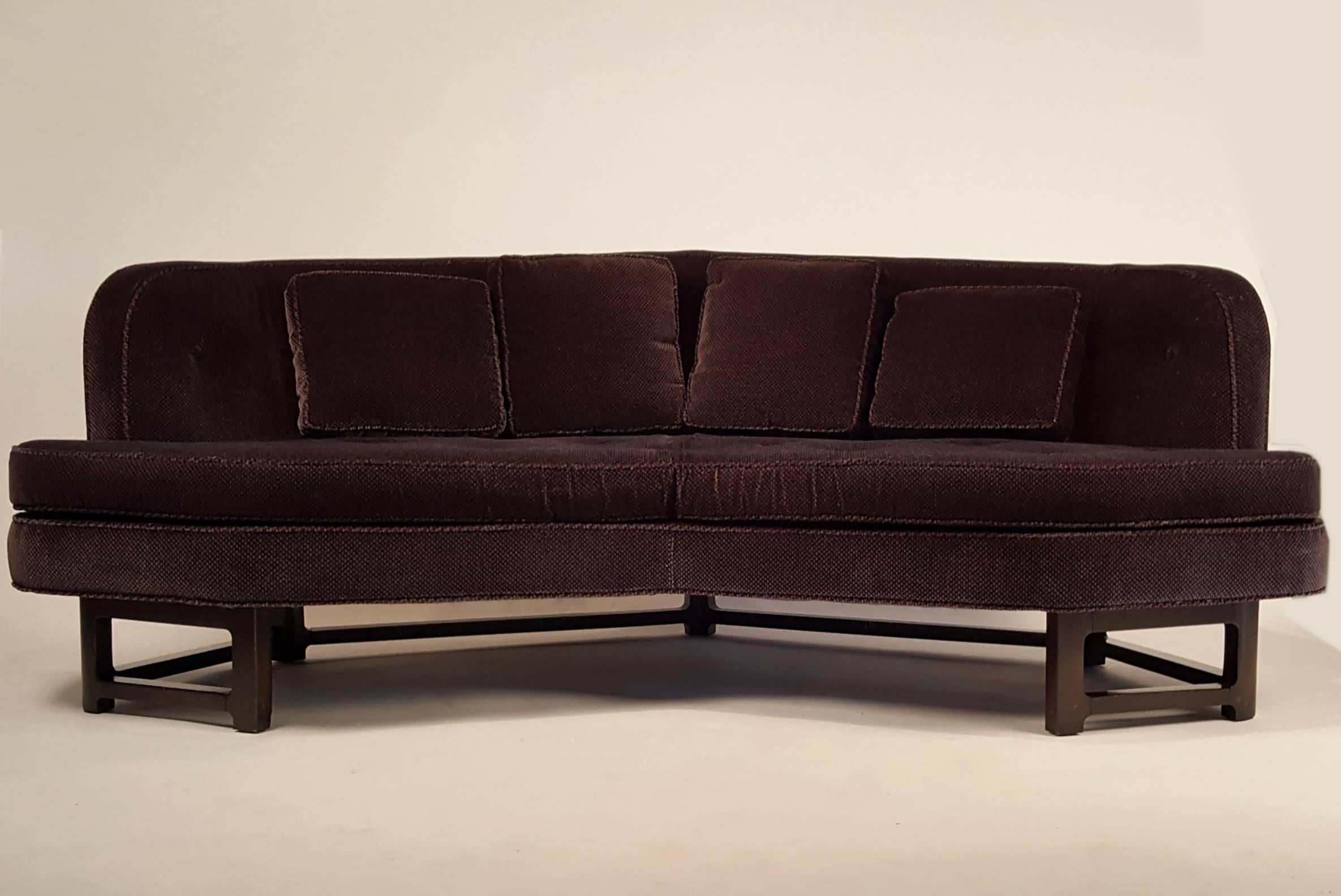 Edward Wormley for Dunbar Angled Sofa In Excellent Condition In Dallas, TX