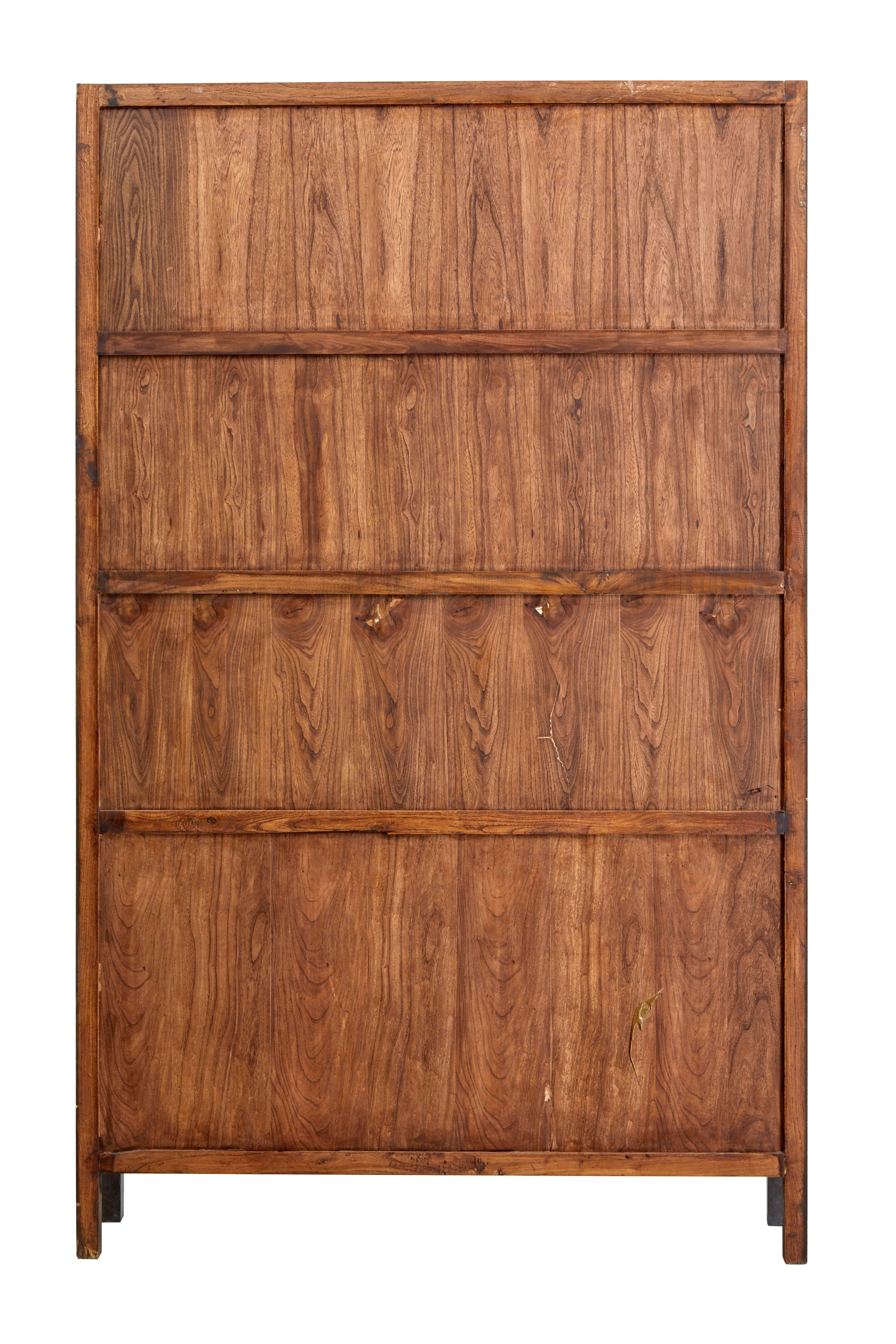 Large Late 20th Century Chinese Export Open Bookcase In Good Condition In Debenham, Suffolk