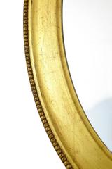 Late 19th Century Gilt Oval Mirror