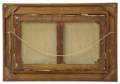 19th Century Dutch Winter Scene Oil on Canvas