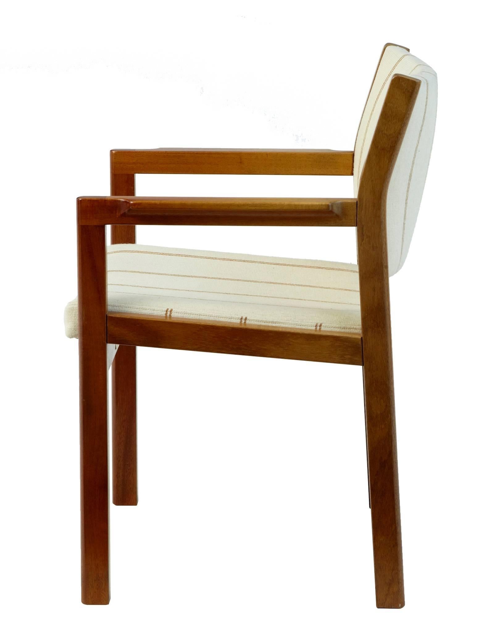 Scandinavian Modern Set of Eight Danish 20th Century Soborg Mobelfabrik Teak Armchairs