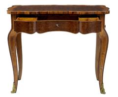 1920s French Rosewood Writing Side Table