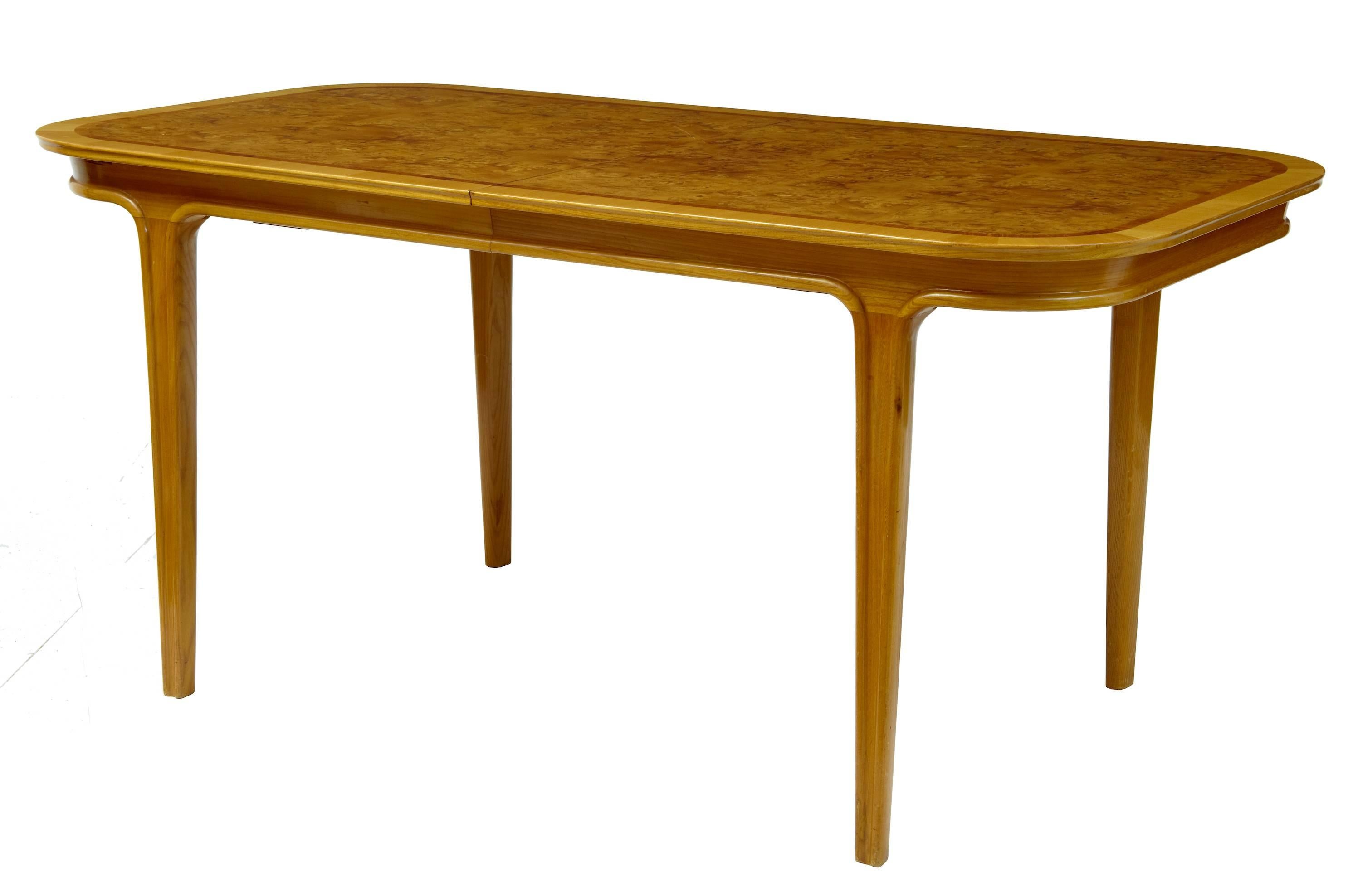 Scandinavian Modern 1970s Scandinavian Teak and Walnut Coffee Dining Table