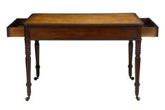 Small Early 19th Century Regency Mahogany Library Table