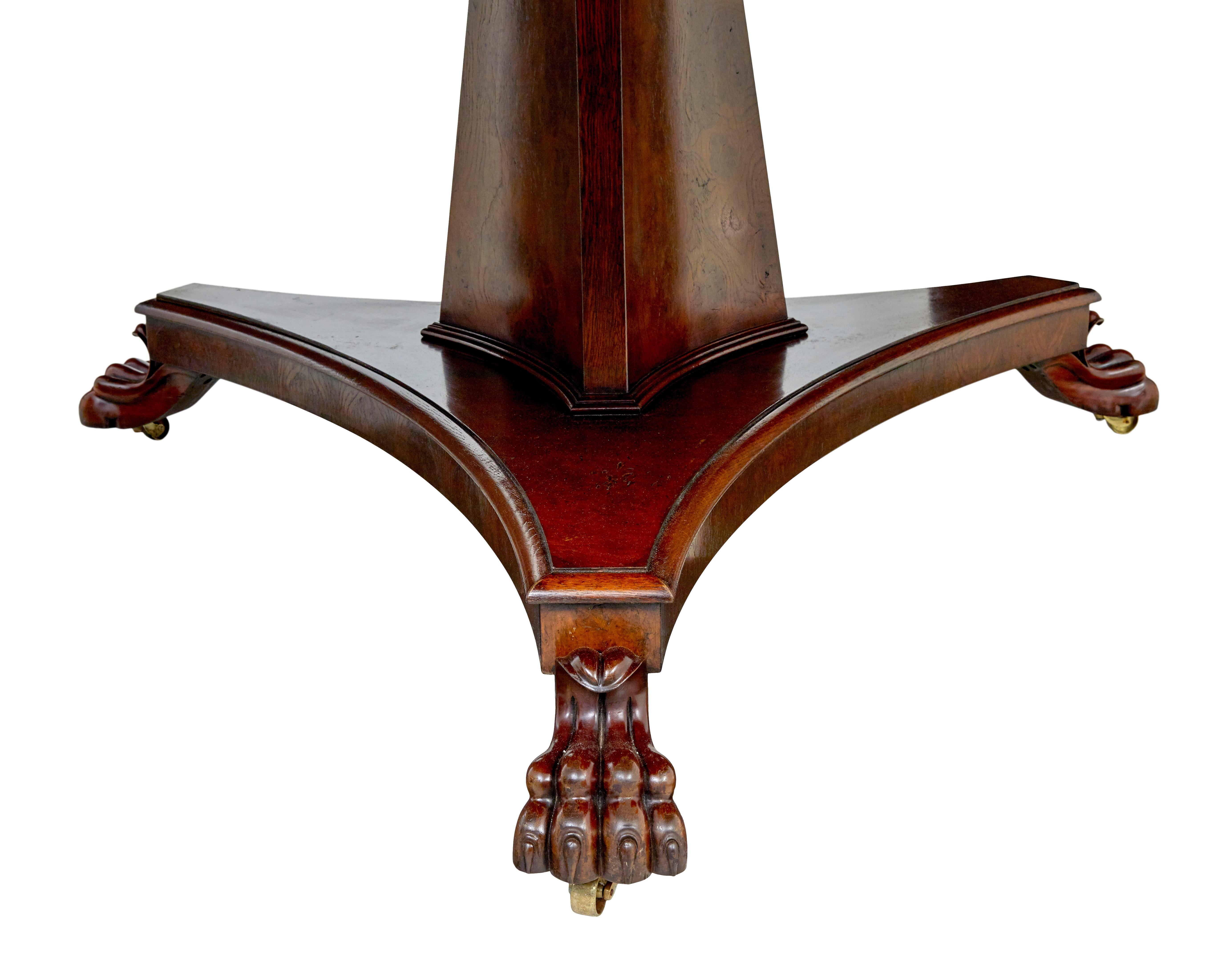 Oak Large 20th century pollard oak dining table For Sale