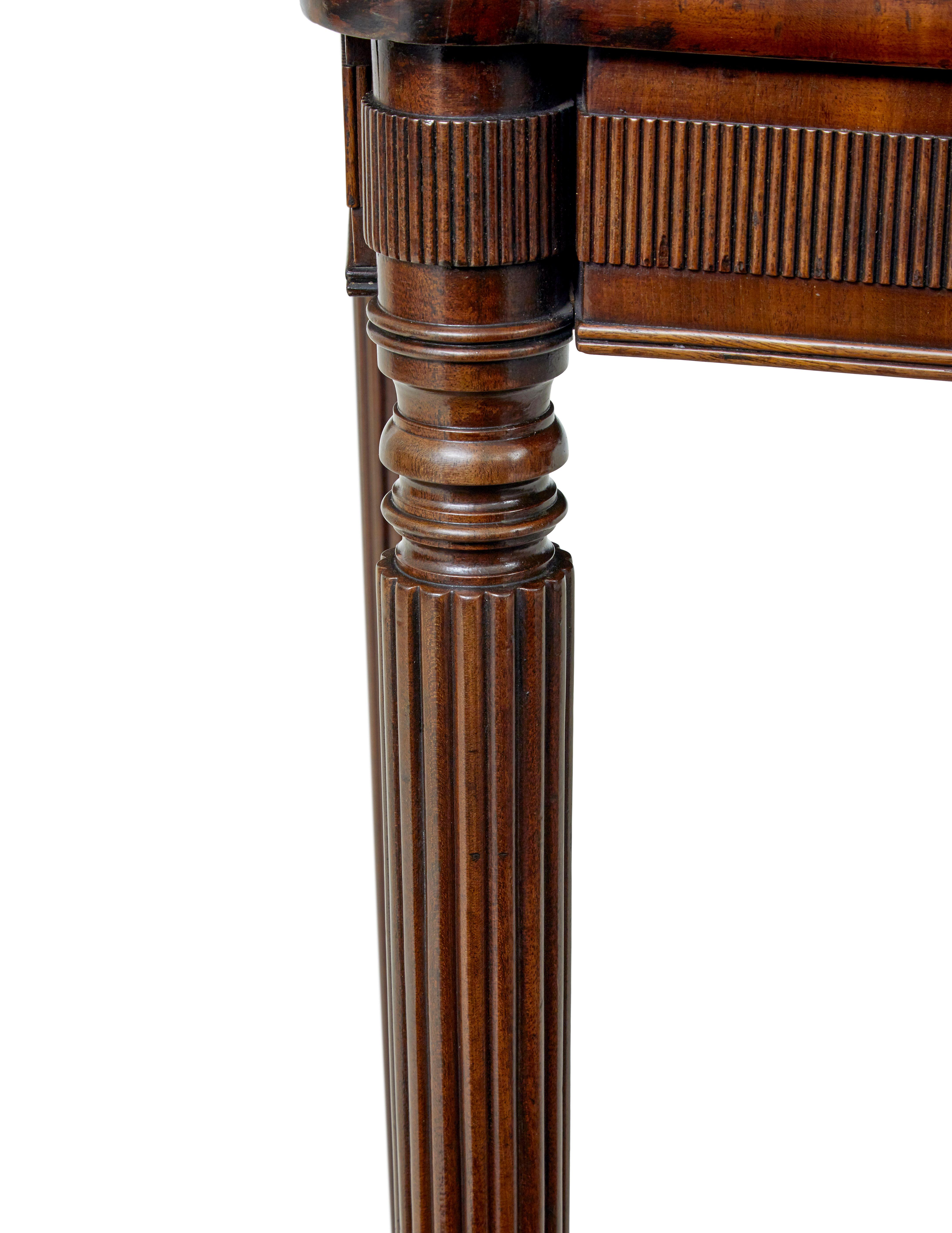 Edwardian Early 20th century mahogany console table For Sale