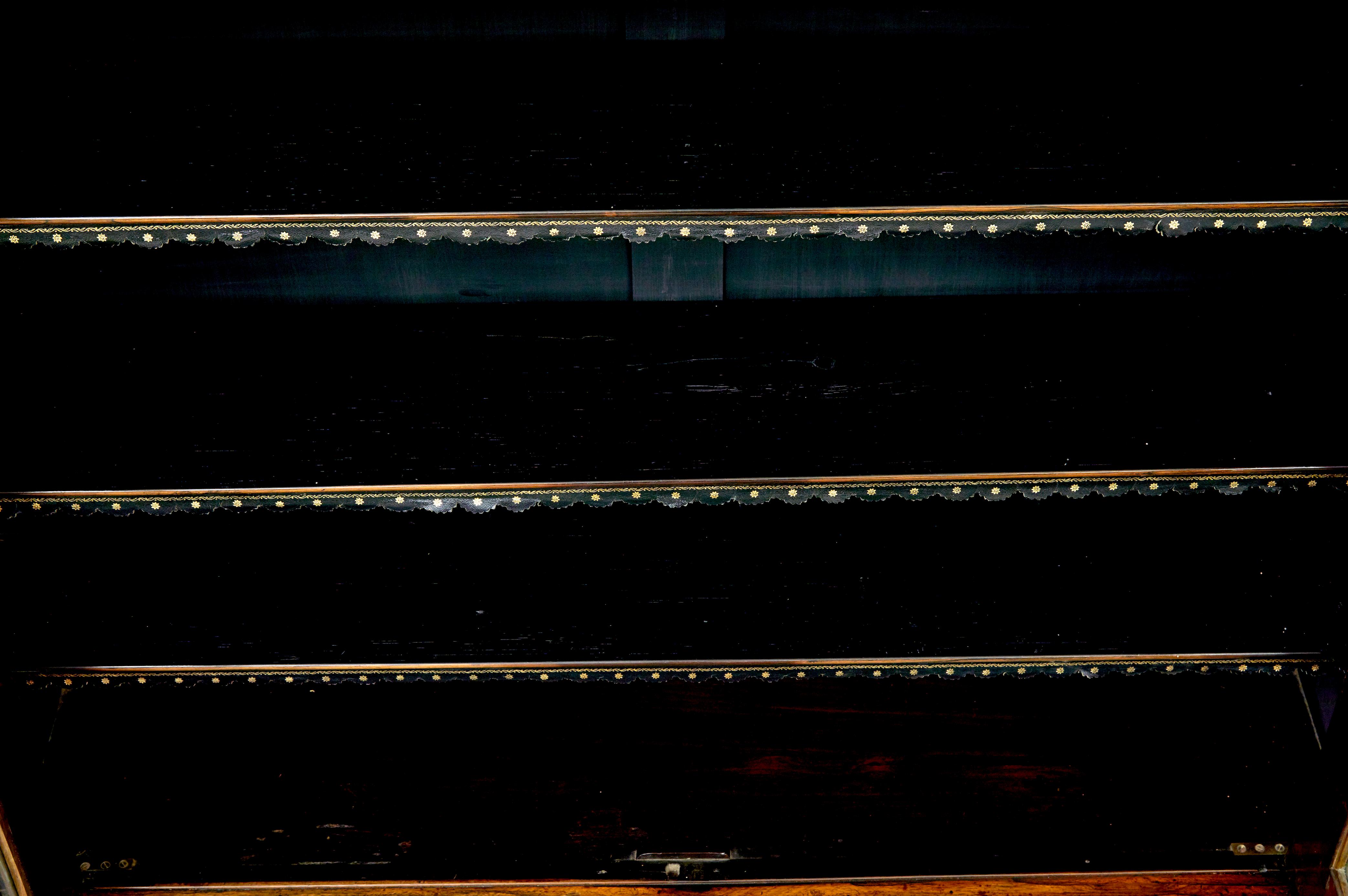 Mirror Mid 19th century palisander mirrored chiffionier For Sale