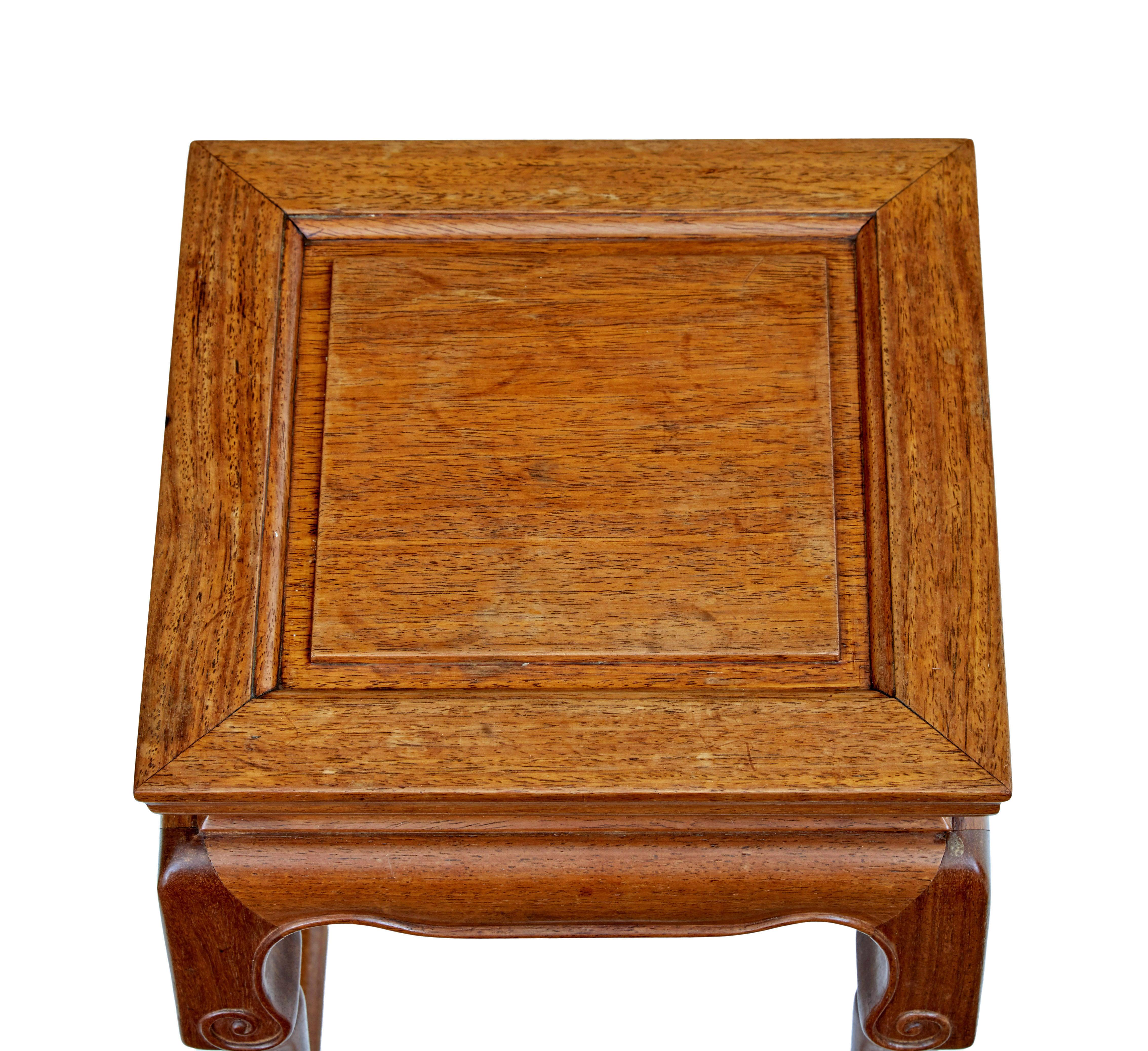 Set 4 hardwood nest of tables by mayfair and company For Sale 1