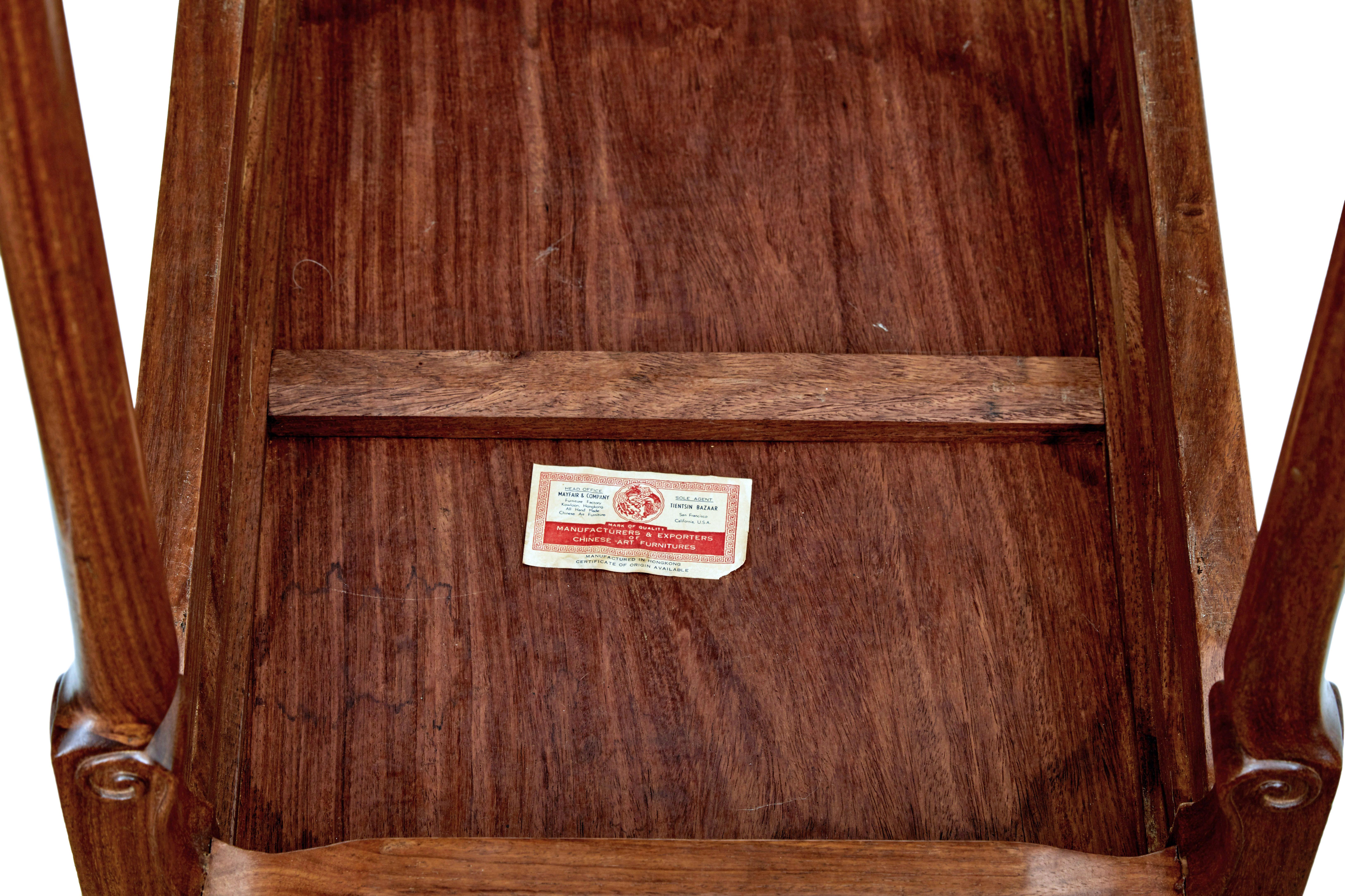 Set 4 hardwood nest of tables by mayfair and company For Sale 2