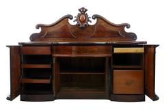 Impressive Carved 19th Century Mahogany Sideboard