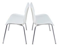 Pair of Italian White Benches by Vico Magistretti for Kartell