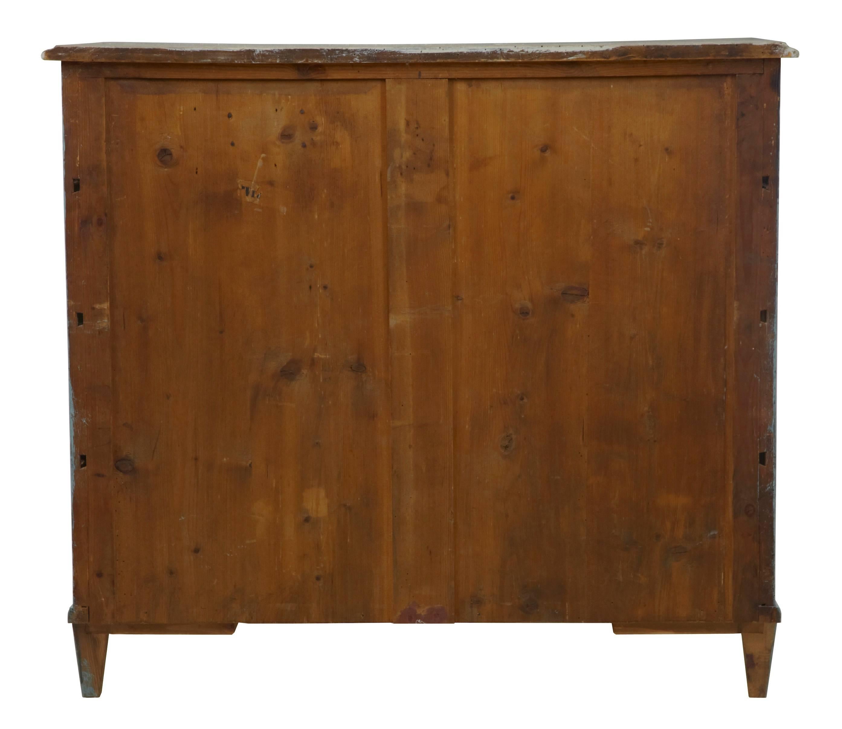 European 19th Century Painted Swedish Chest of Drawers Commode
