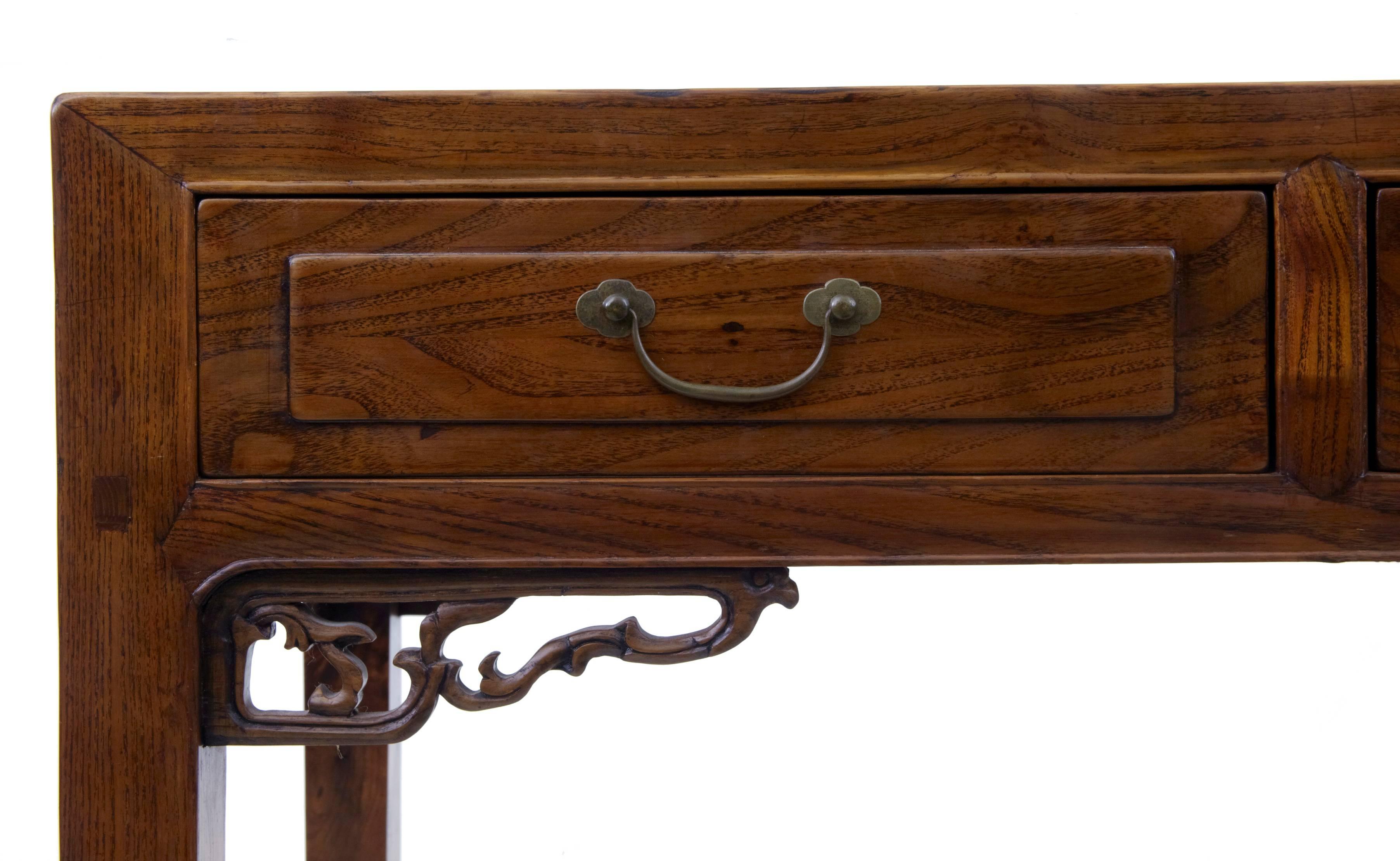 19th Century Early 20th Century Elm Chinese Console Table Sideboard