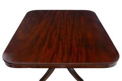 19th Century Mahogany and Ebony Breakfast Table