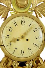 Fine 19th Century Gilt Carved Swedish Wall Clock