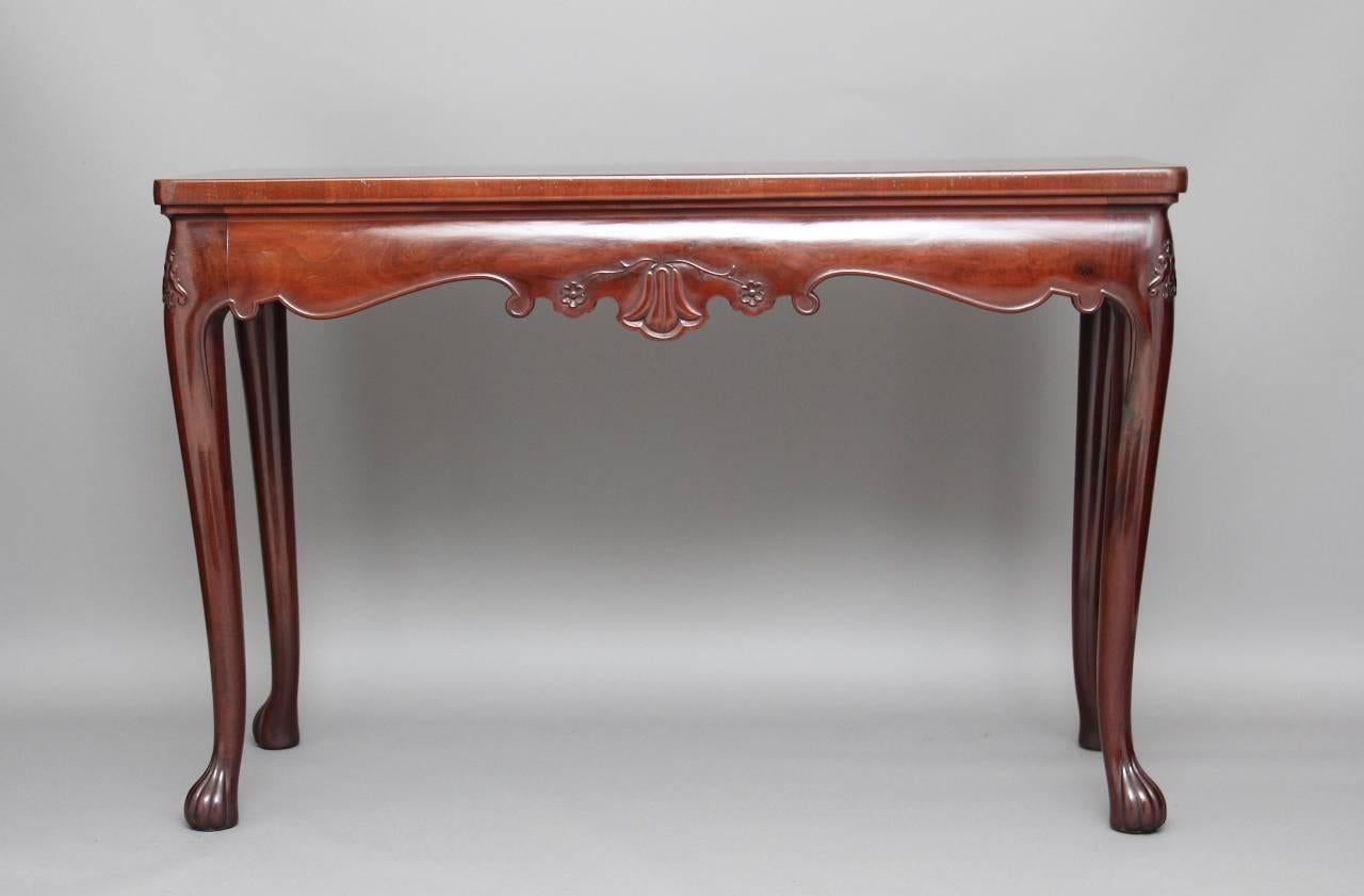 Woodwork 18th Century Georgian Mahogany Serving Table